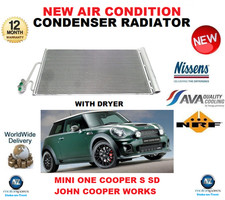 FOR MINI AIR CON CONDENSER RADIATOR 2006->2013 ONE COOPER S SD JOHN COOPER WORKS