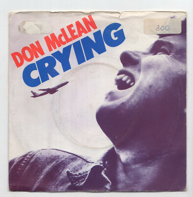 (J106) Don McLean, Crying - 1978 - 7'' vinyl