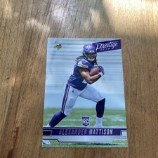 2019 PANINI PRESTIGE RC ALEXANDER MATTISON VIKINGS ROOKIE # 281