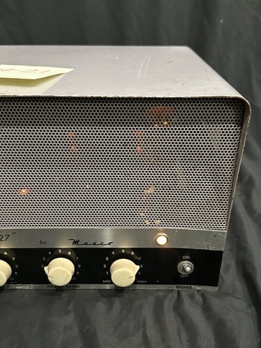 Audiosphere 27 Masco Amplifier Vintage Amp 1950s Harp Guitar Tested & Powers On - Picture 3 of 13