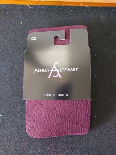 Ashley Stewart Footed Tights - Wine 