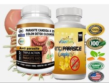 Parasite Cleanse Detox kit 200 Caps Body Boost Health Ultra Blast Quick garlic
