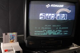 Nintendo Super C Contra 2 NES vintage original classic video game cartridge 1990