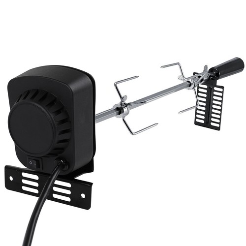 Electric Rotisserie BBQ Grill Roaster Kit 35" Spit Rod Universal Kit Meat Skewer - Picture 11 of 11