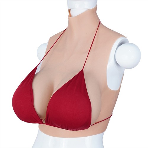 Silicone Breast Form Plate Fake Boobs silicone gel filler E Cup Crossdresser - Picture 3 of 9