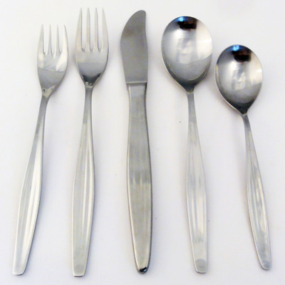 WMF MOTION Stainless 5 Piece Place Setting NEW NEVER USED 