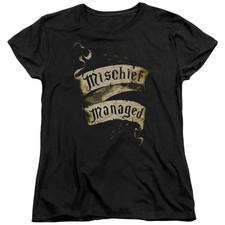HARRY POTTER MISCHIEF MANAGED Licensed Women & Junior Tee Shirt SM-2XL
