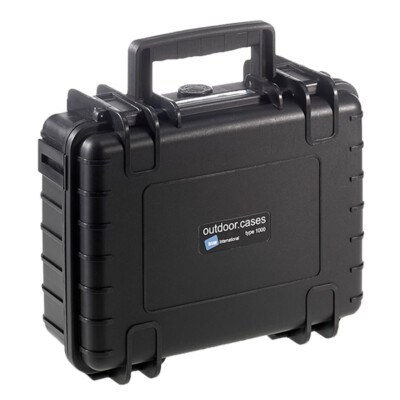 B&W INTERNATIONAL Type 1000 Black Outdoor Case w/ Custom GoPro Insert (1000/B/