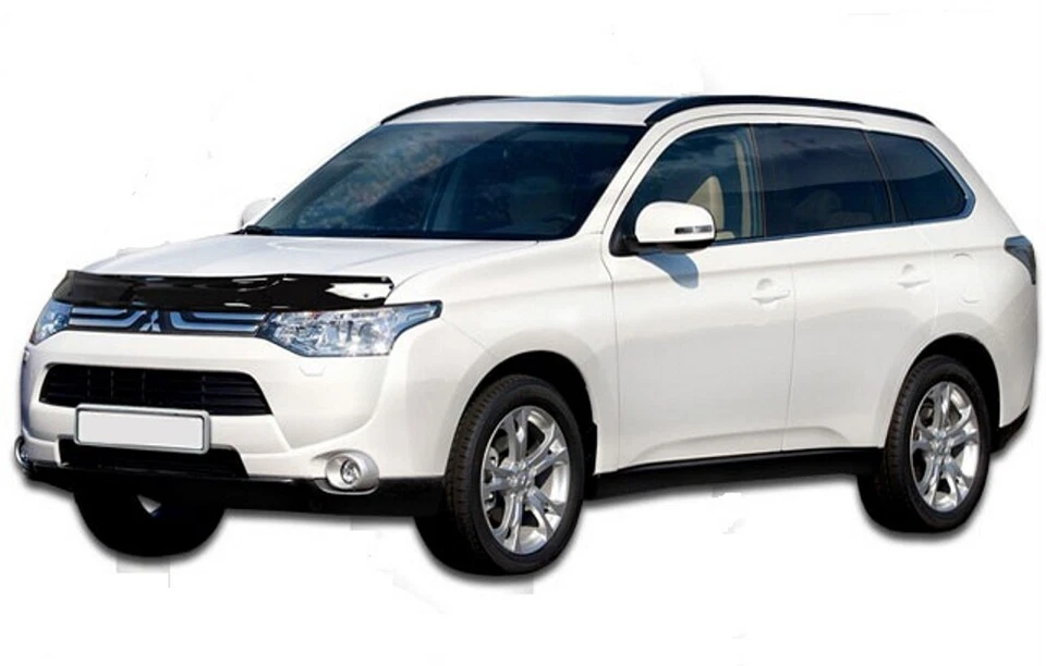 Bra Capot Deflecteur Protection Pour Mitsubishi Outlander 2012-2020 Scoutt - Photo 2/4