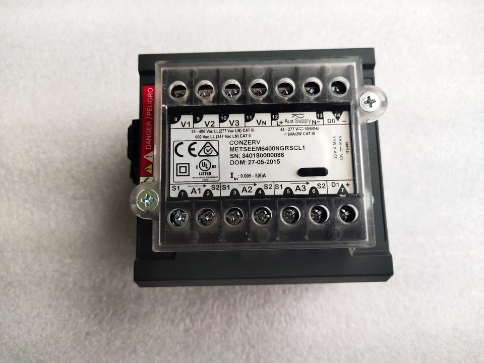 SCHNEIDER ELECTRIC CONZERV EM6400NG POWER AND ENERGY METER METSEEMM6400NGRSCL1 - Image 2 of 4