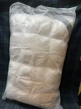 Support Bed Pillow Fluffy Down Altative Pillow Queen Size White