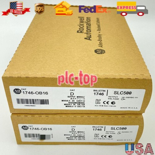 New Sealed AB 1746-OB16 CAT /D SLC 500 PLC Output Module 1746OB16 US Free Tax