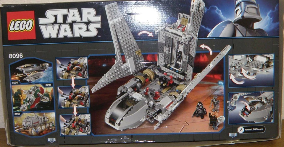 Lego Star Wars 8096 Emperor Palpatine´s Shuttle mit Figuren BA OVP 100% komplett - Bild 3 von 3