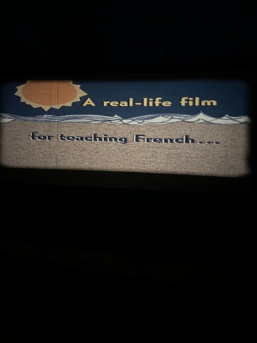 6" 16mm Film Reel COLOR Le Paradis est une plage Detroit School Wayne Universit - Picture 12 of 15