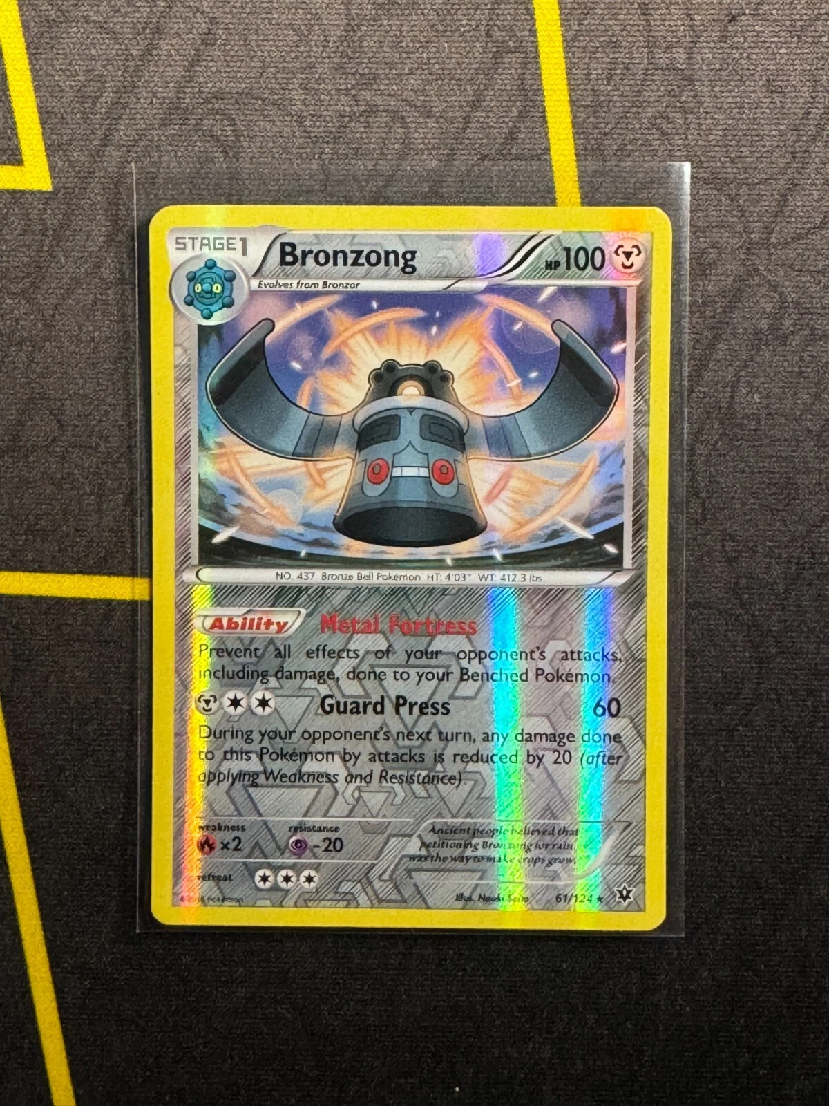 Bronzong 61/124 Reverse Holo Rare Pokemon TCG XY Fates Collide LP