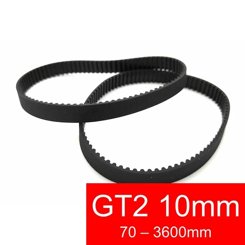 GT2 Zahnriemen geschlossen 2GT 10mm (Auswahl 70 - 3600mm) - kostenloser Versand