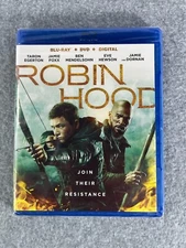 Robin Hood Blu Ray + DVD + Digital Movies Jamie Foxx Taron Egerton New/Sealed