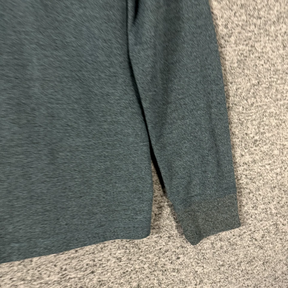 Theory Men's Size Large Blue Classic Henley Long Sleeve Servo Shirt - Image 4 of 4