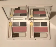 2 New Clinique Eye shadow Duo CX Grey Matters + Jeans and Heels Blush Iced Lotus