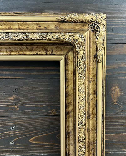11 X 14 In Stock Ready to Ship Traditional compo ornate wood frame, gold frame - Picture 7 of 9