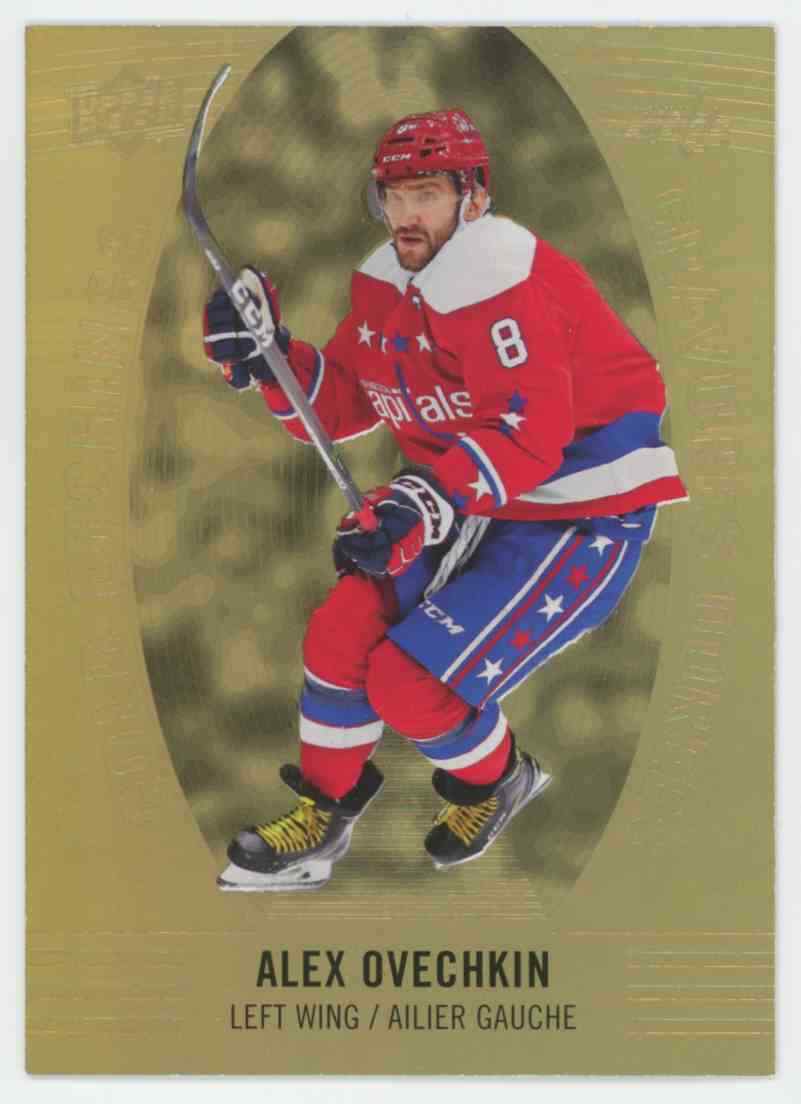 2019 19-20 UD TIM HORTONS GOLD ETCHINGS WASHINGTON CAPITALS ALEX OVECHKIN #GE-8