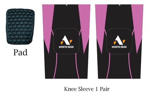 Knee Compression Sleeve (Pair) - Best Knee Brace for Knee Pain - Picture 3 of 21