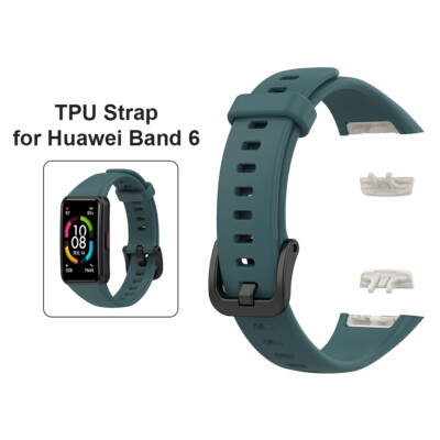 Wrist Strap Simple TPU Wristband Soft Comfortable Replacement for HUAWEI Band 6 