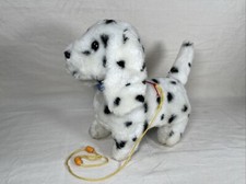 Vintage Walk With Me Dalmatian Puppy Animated Walks, Barks  Wags Tail WORKS D33
