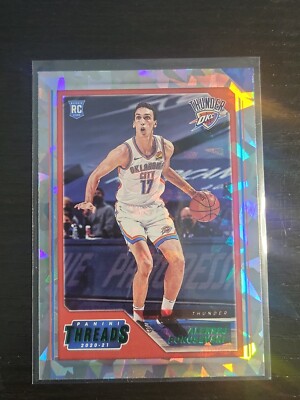 2020-21 Panini Chronicles Threads Green Ice Aleksej Pokusevski #88 Rookie RC