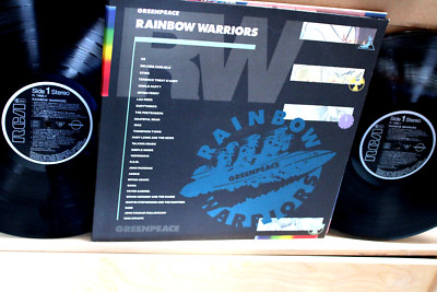 V.A. : GREENPEACE RAINBOW WARRIORS 2 LP U 2, REM, STING, TALKING HEADS, LOU REED