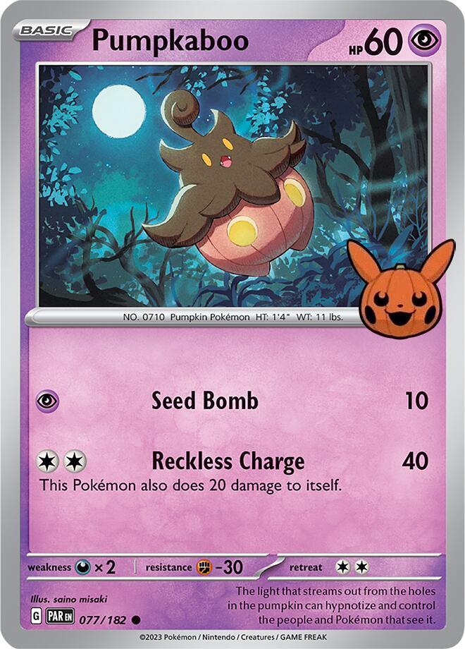 Pumpkaboo 077/182 Trick or Trade Booster Bundle 2024 - 1 of 1