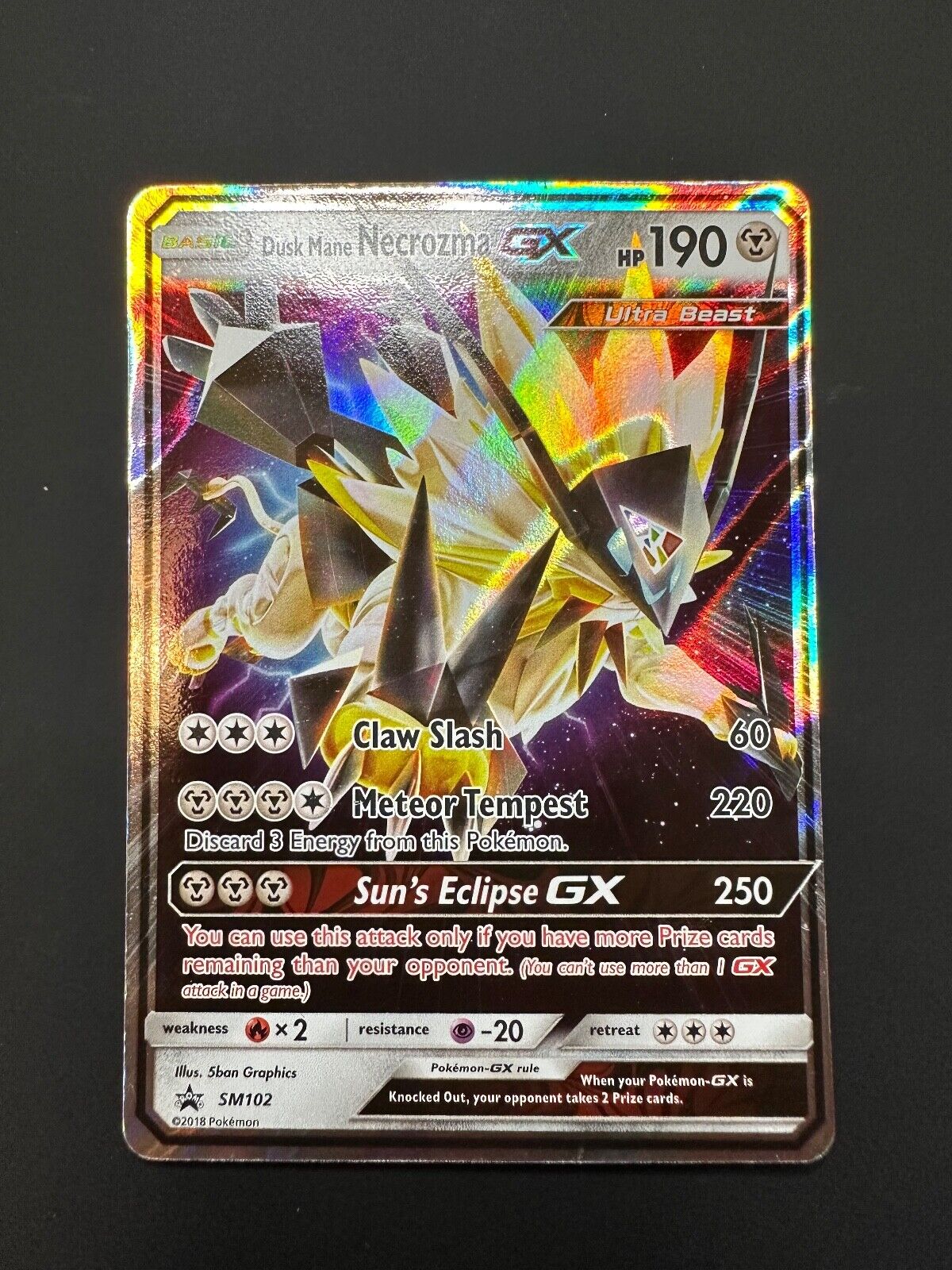 Dusk Mane Necrozma GX - Pokemon