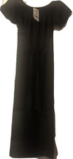 Women’s Next Black Bardot Maxi Tencel Dress size 8 BNWT RRP £40