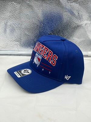 New York Rangers NHL '47 Blue Roscoe Hitch Adjustable Snapback Hat
