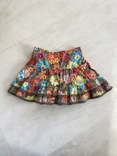 The Children s Place - Girls Size 6X/7 Brown Colorful Flower Skirt w/ Shorts