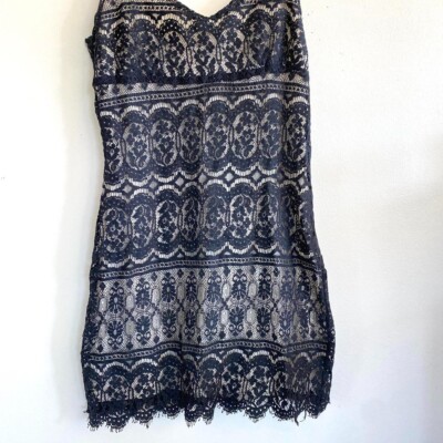 BEBE BLACK MINI 2000S LACE VINTAGE DRESS WOMENS SIZE SMALL | eBay