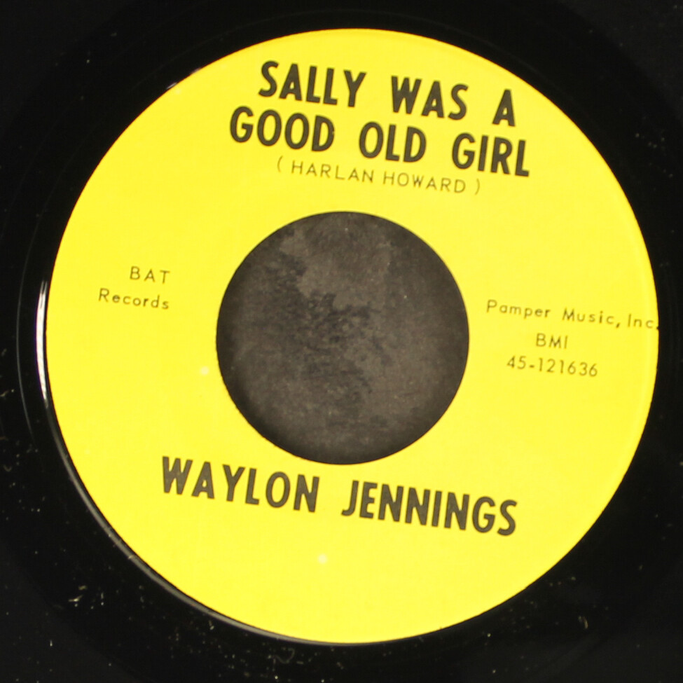 WAYLON JENNINGS white lightning / sally was a good old girl BAT 7