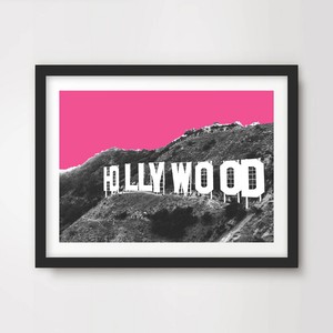 Hollywood Sign Pop Art Print Poster Pink Home Decor Picture x30 30x40 40x50 Cm Ebay Hollywood Sign Pop Art Print Poster Pink Home Decor Picture x30 30x40 40x50 Cm Ebay