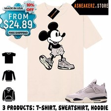 Shirt To Match AJ 4 OG A Ma Maniere WYWS Sneaker Tee Sneakerhead M Mouse T-Shirt