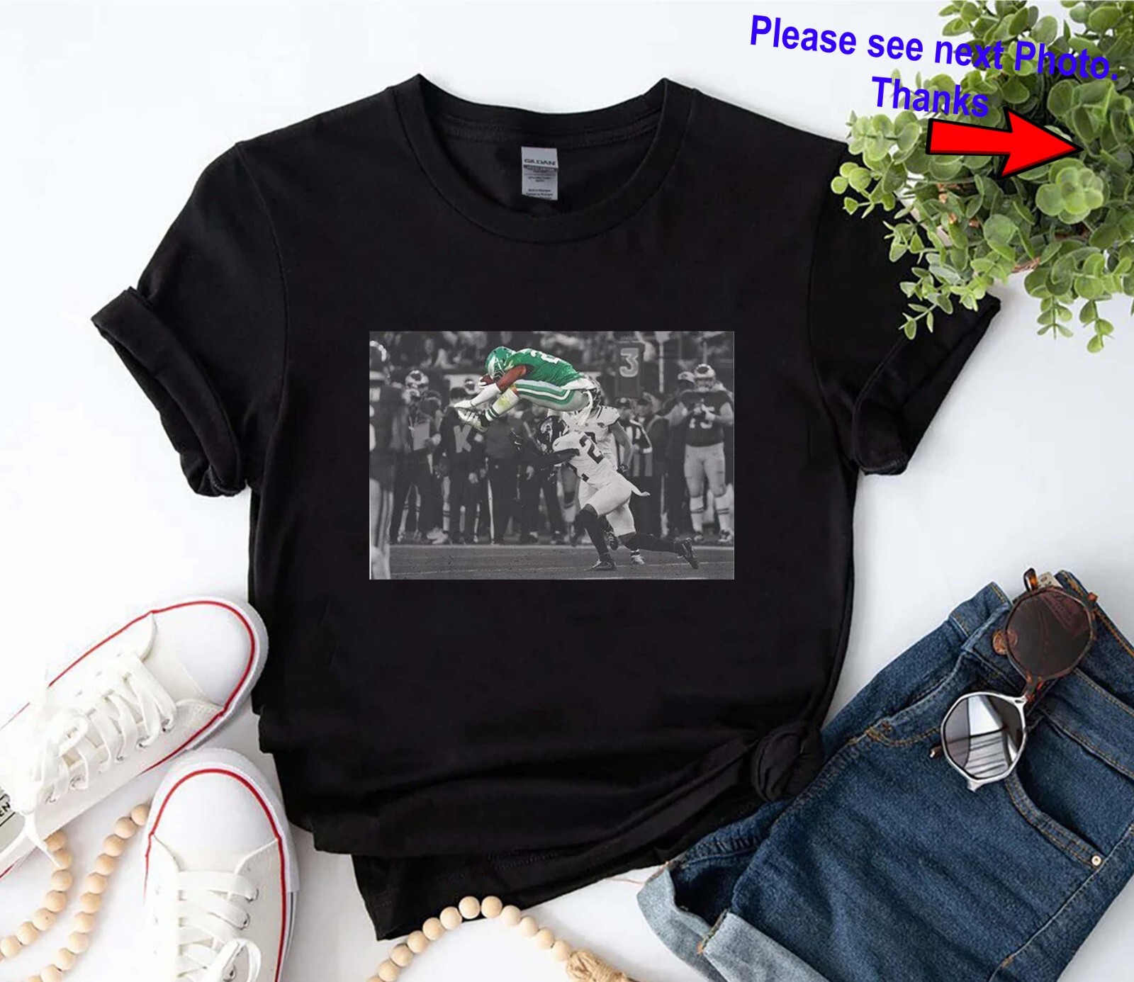 Saquon Barkley Jump Hurdle Sport Shirt