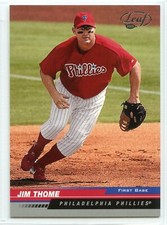 2005 Leaf Baseball - #152 - Jim Thome - Philadelphia Phillies 