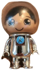 Ryan's World Ryan Astronaut Space Suit 3" Figure Silver Shiny Bonkers Toy Co.