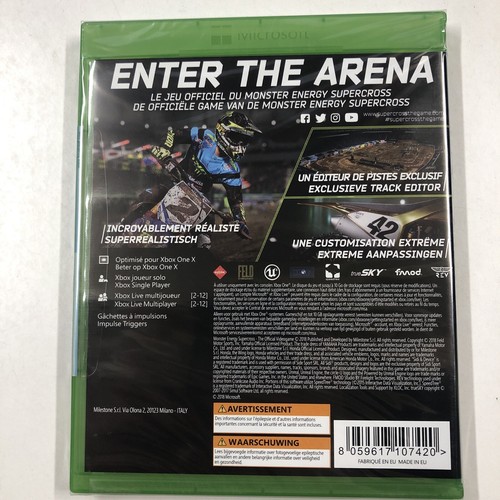 NEUF NEW monster energy super cross motocross xbox one français - Picture 2 of 2