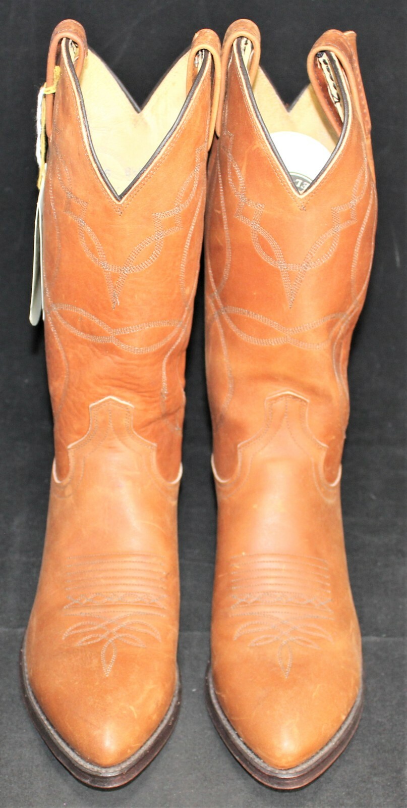 Dan Post P2551 Rust Country 13" Size 8.5 Leather Mens Cowboy Boots