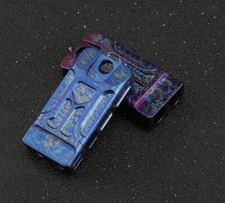 New Titanium Whistle Twin Tubes High Frequency EDC Outdoor Survival SOS Whistle