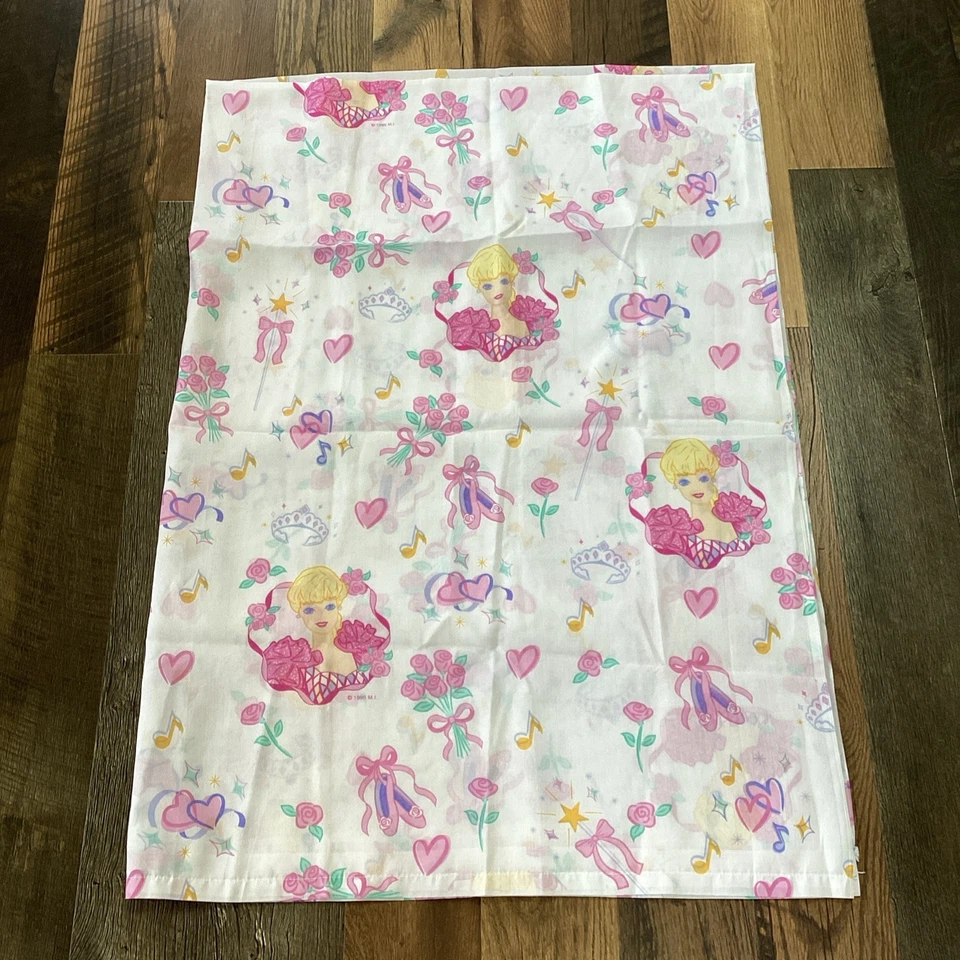 Barbie Zapatos de Ballet Bailarina De Colección 1995 Doble Hoja Plana Tela Artesanal Años 90 COMO NUEVO Foto 4 de 4