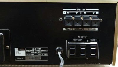 【希少】SONY　TA-313 プリメインアンプ Sony TA-313 Integrated Stereo Amplifier Vintage Analog Amp Meter