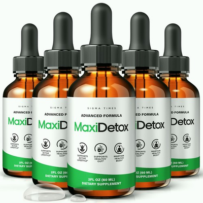 #ad MaxiDetox Drops Maxi Detox Weight Loss Formula amp; Advanced Metabolism 5 Pack $59.95