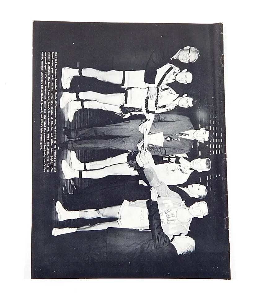 1961 Third Annual Los Angeles Classic Vintage College Basketball Program - Image 2 of 4