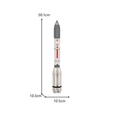 Hot Sale M-Type Launch Vehicle Rocket Model 1:110 Saturn V Scale 794